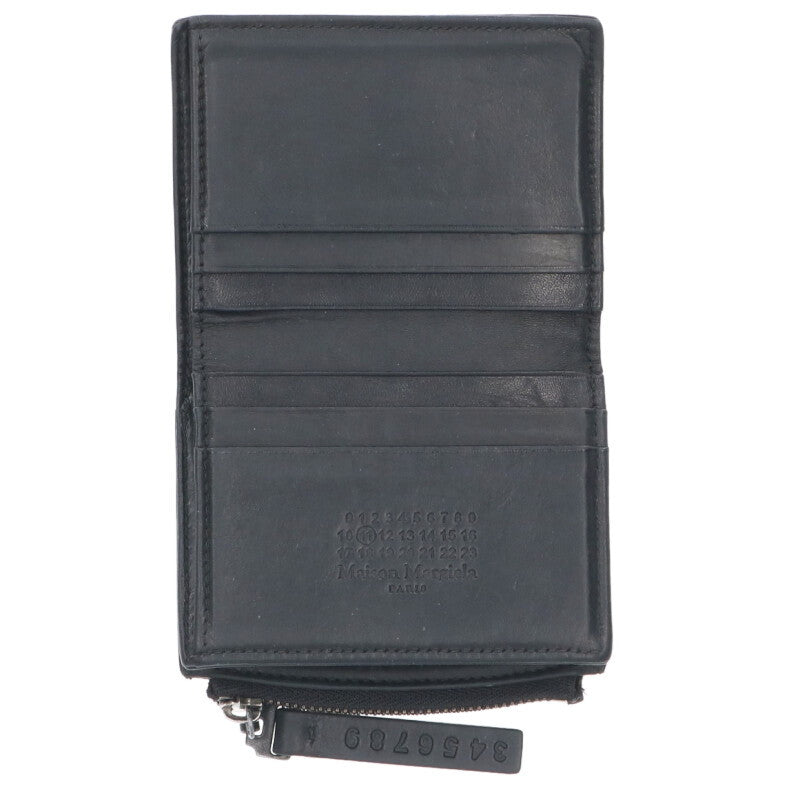 Maison Margiela Bi-Fold Compact Wallet Black Size ONE SIZE