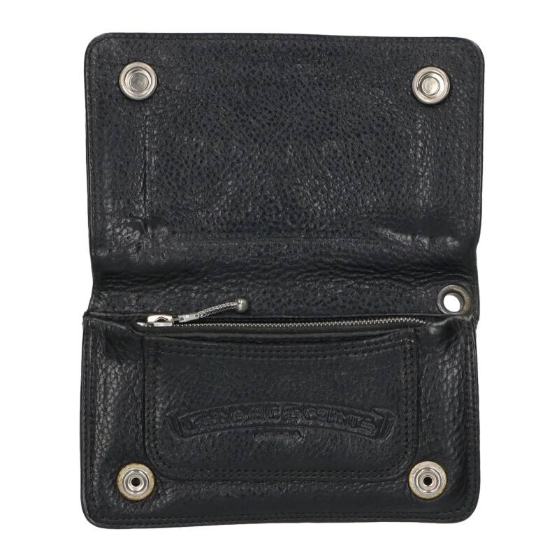 Chrome Hearts 1ZIP Cross Patch Button Wallet Size ONE Multi