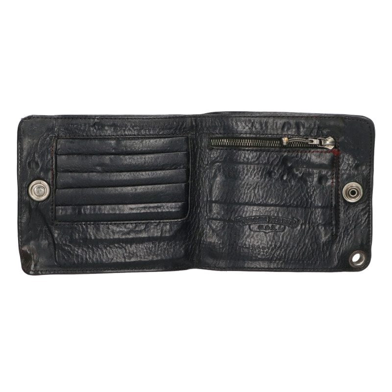 Chrome Hearts 1 Snap Cross Ball Button Leather