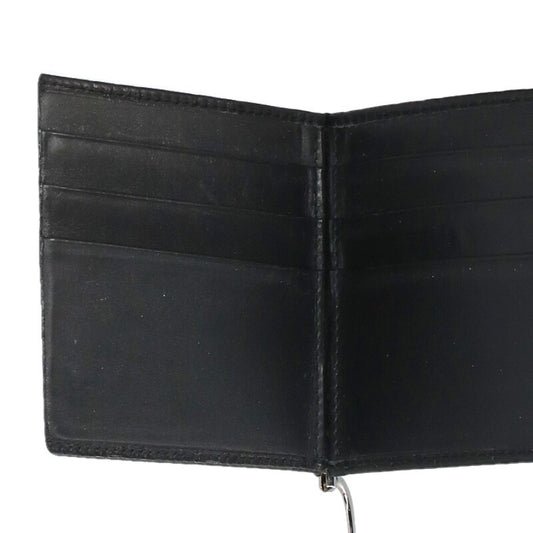 GUCCI GG Logo Embossed Bi-fold Money Clip Size ONE SIZE