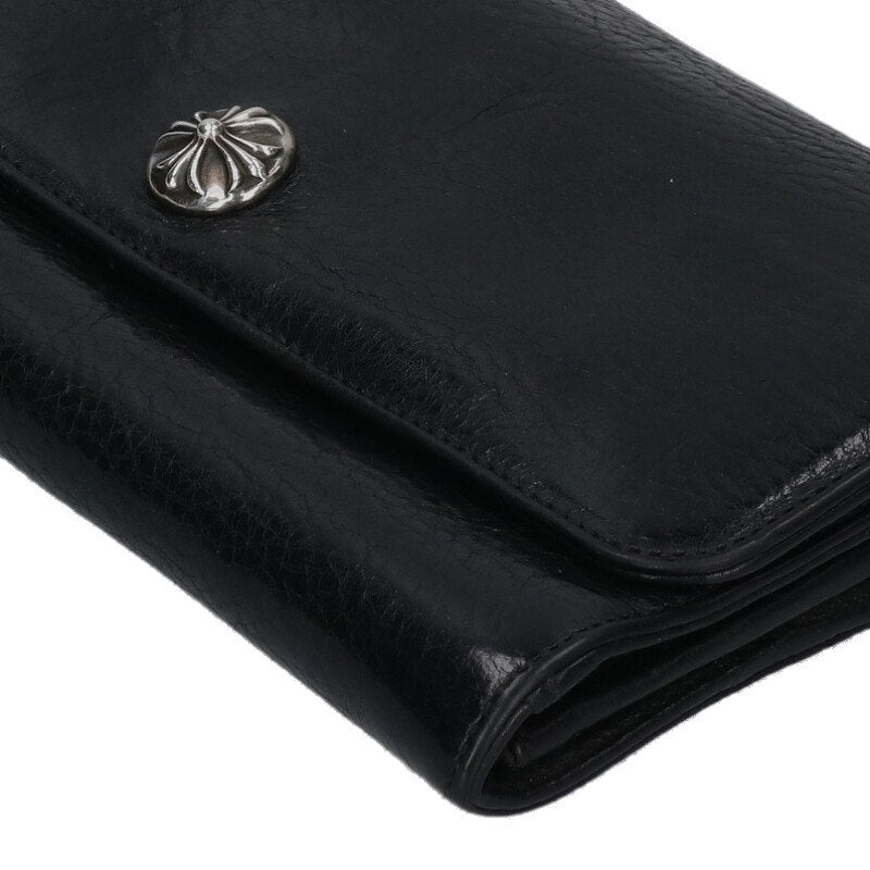 Chrome Hearts Judy Cross Button Leather Wallet Size ONE SIZE