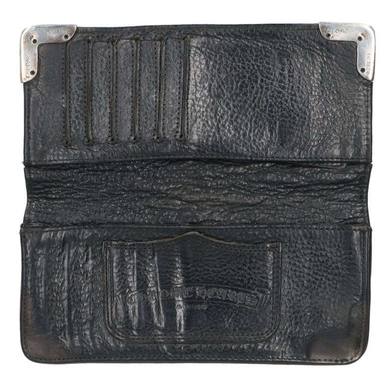 Chrome Hearts LNG SNGL FLD TIPS Leather Wallet Size ONE SIZE