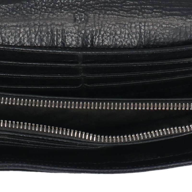Chrome Hearts JUDY Cross Button Leather Wallet