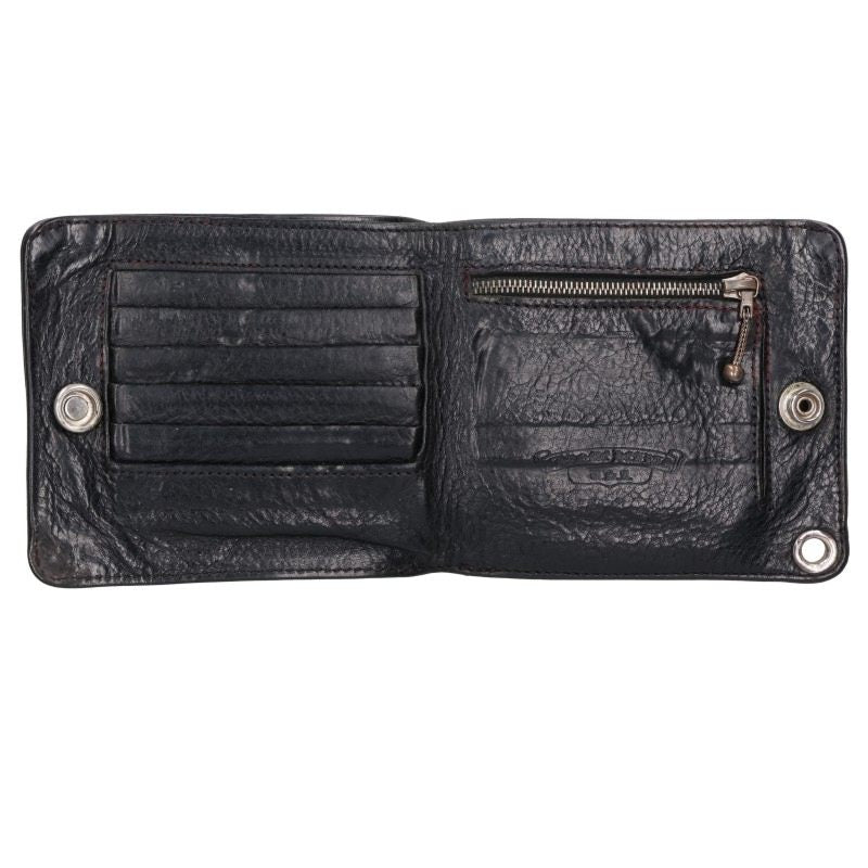 Chrome Hearts 1 SNAP Cross Button Wallet Multi Size ONE SIZE