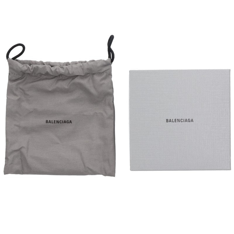 BALENCIAGA Cash Square Planet Wallet Black Size ONE SIZE