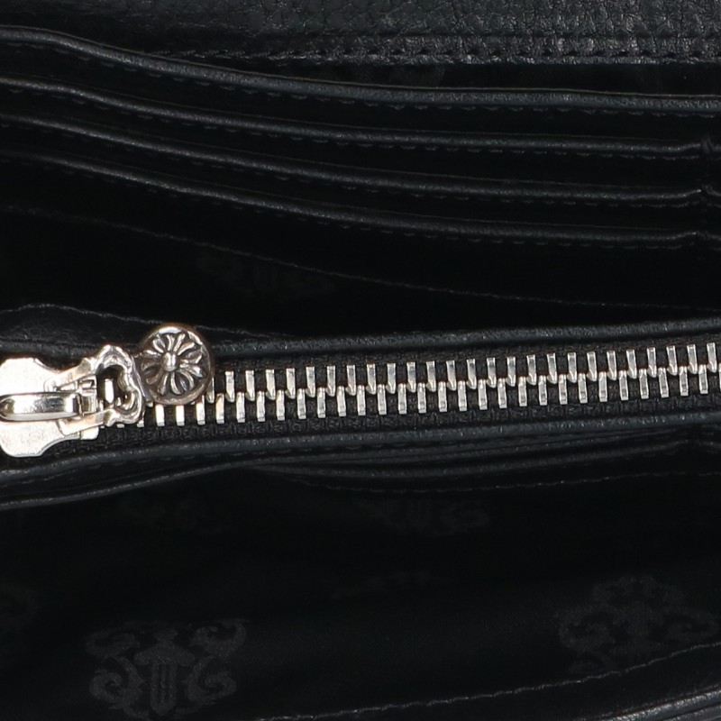 Chrome Hearts JUDY Cross Button Leather Wallet Size ONE SIZE