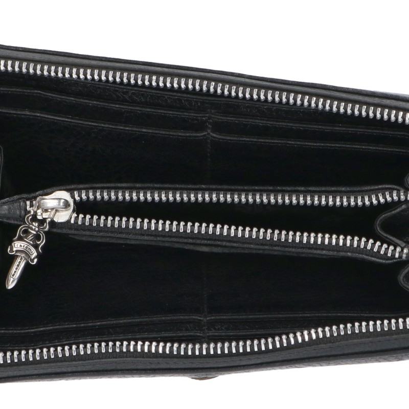 Chrome Hearts REC F ZIP BS Leather Wallet Size ONE SIZE