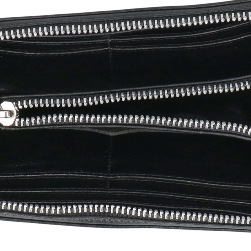 Chrome Hearts REC F ZIP 3 Cross Leather Wallet Size ONE SIZE