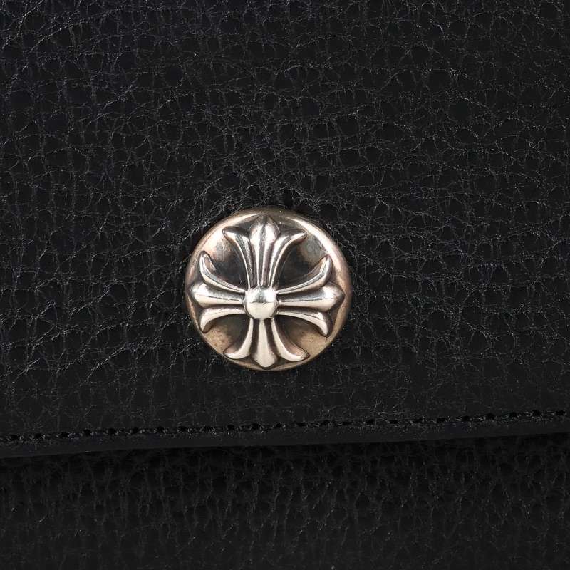 Chrome Hearts Judy Cross Button Leather Wallet Size ONE SIZE