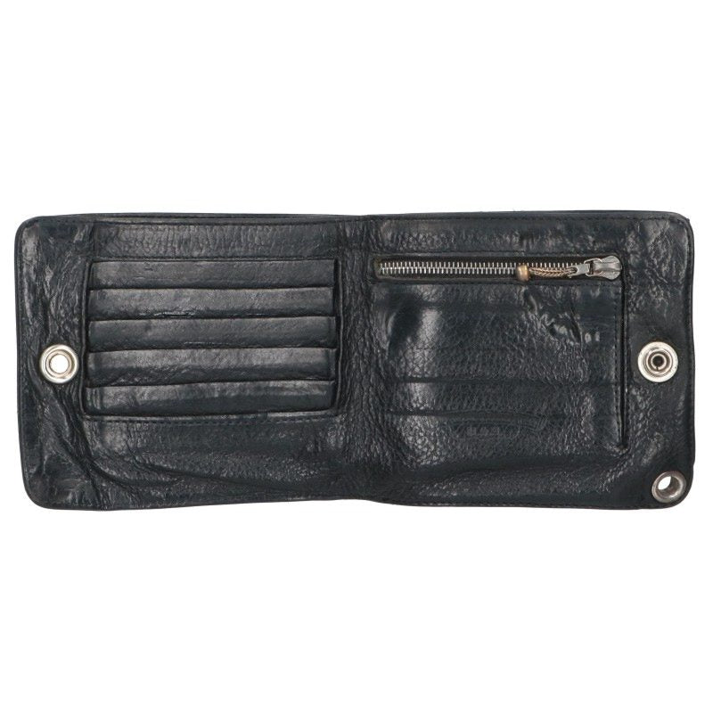 Chrome Hearts 1SNAP Cross Ball Leather Wallet Size ONE SIZE