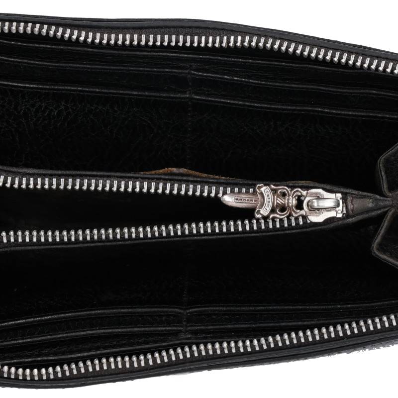 Chrome Hearts Filigree Plus Leather Wallet Size ONE SIZE