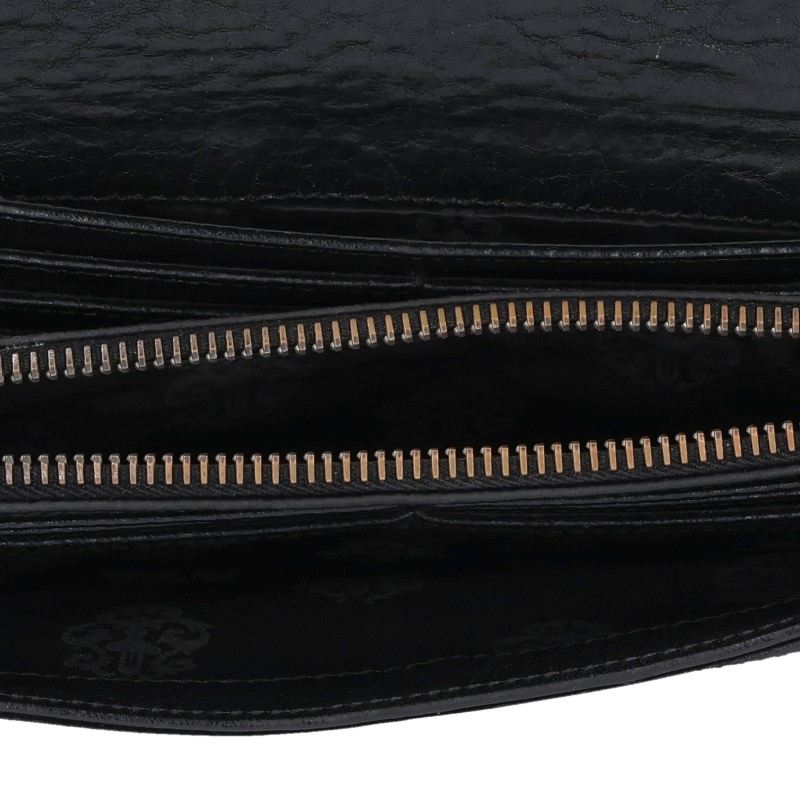 Chrome Hearts Judy Cross Button Leather Wallet