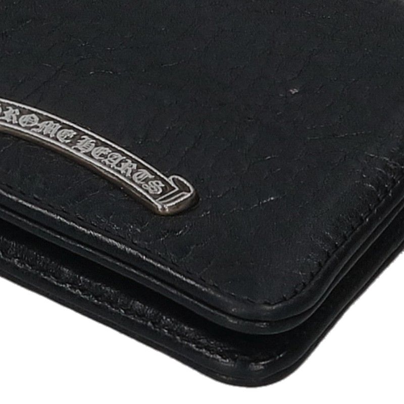 Chrome Hearts TV Man Classic Chain Handle Leather Wallet