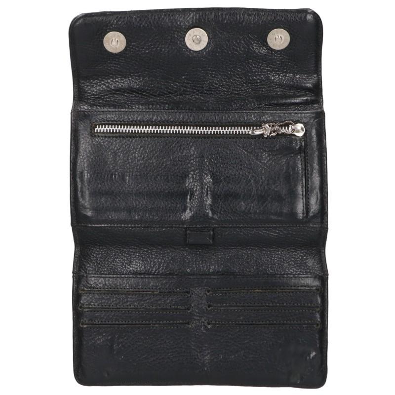 Chrome Hearts WAVE Quilted Leather Wallet