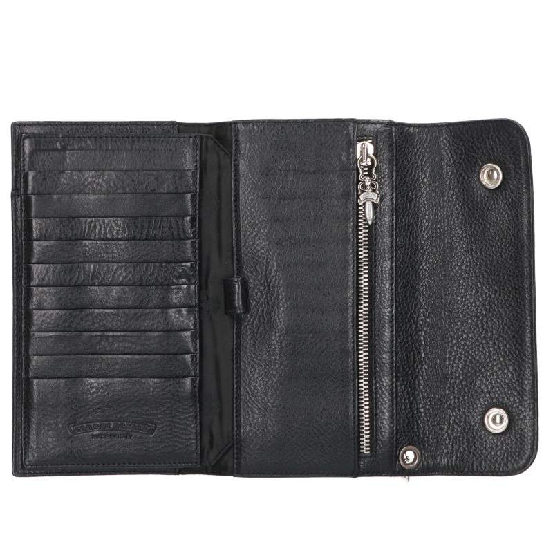 Chrome Hearts Wave Cross Ball Leather Wallet Multi