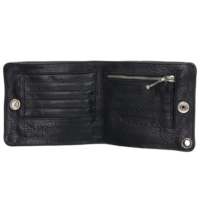 Chrome Hearts 1SNAP CRS Cross Patch Leather Wallet