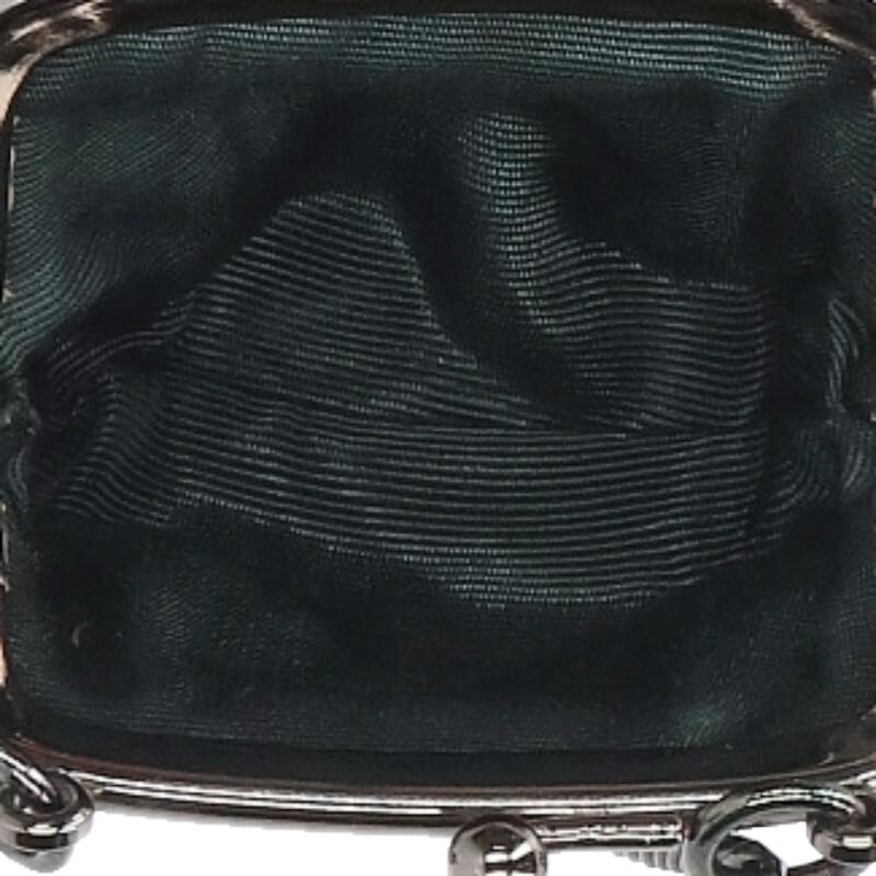 JEAN'S PAUL GAULTIER Clasp Chain Coin Case Black