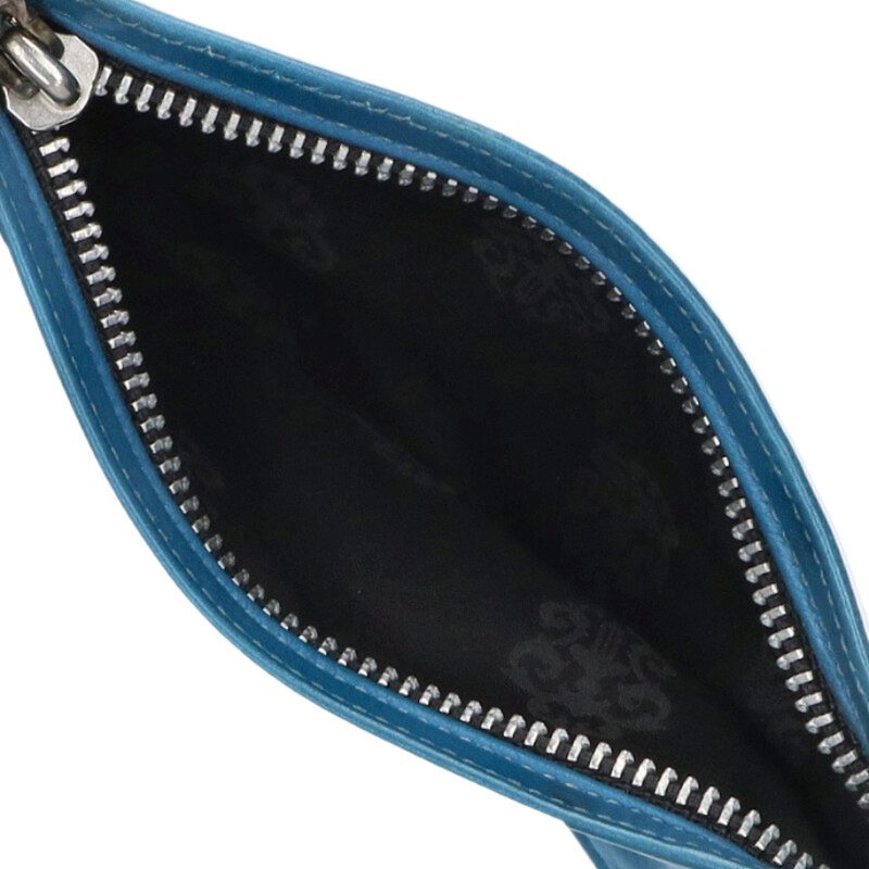 Chrome Hearts Change purse Blue x Silver