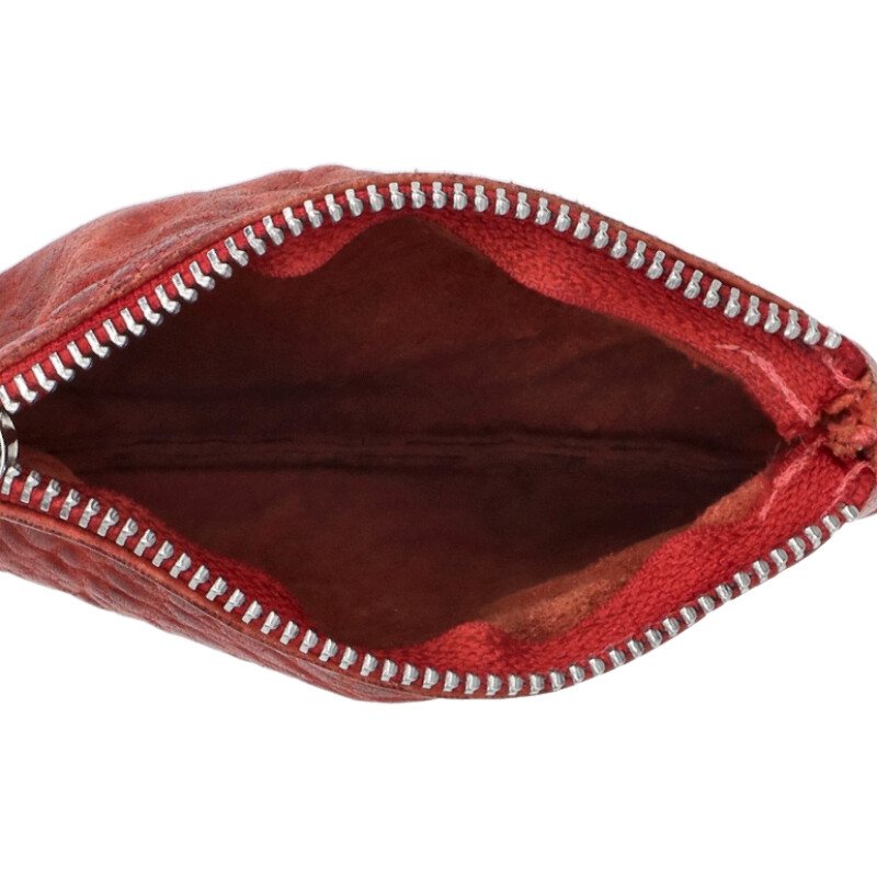 Chrome Hearts Change purse Red x Silver
