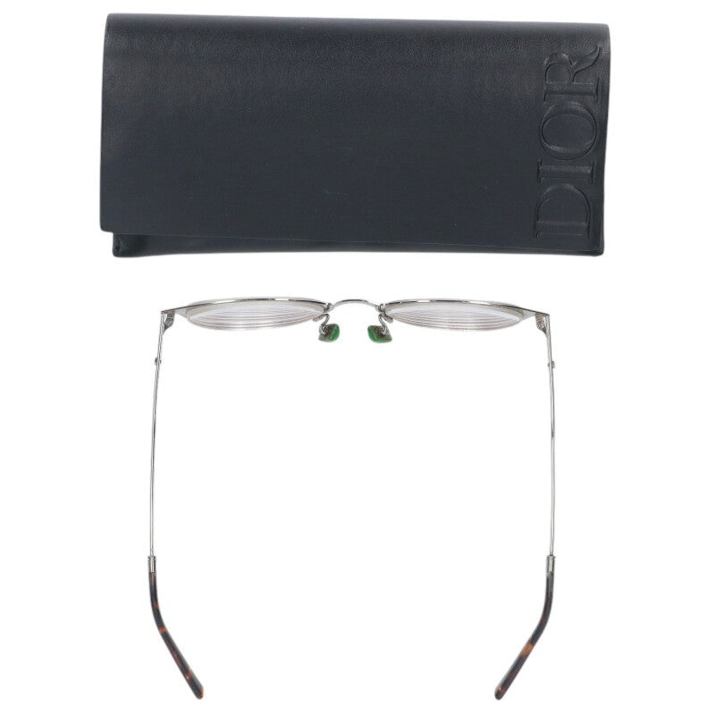 DIOR Metallic Wellington Frame Eyeglasses Size ONE SIZE