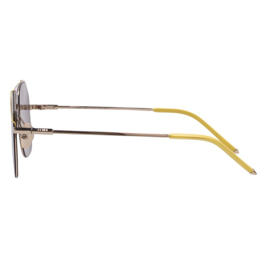 Fendi Tear Drop Sunglass Yellow x Gold Size 58