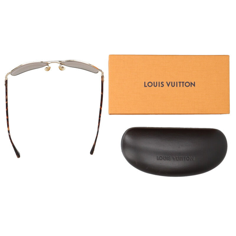 Louis Vuitton Sunglass Brown Size 62