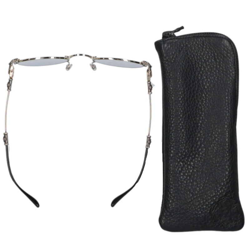 Chrome Hearts Cross Temple Metal Frame Round Size ONE SIZE