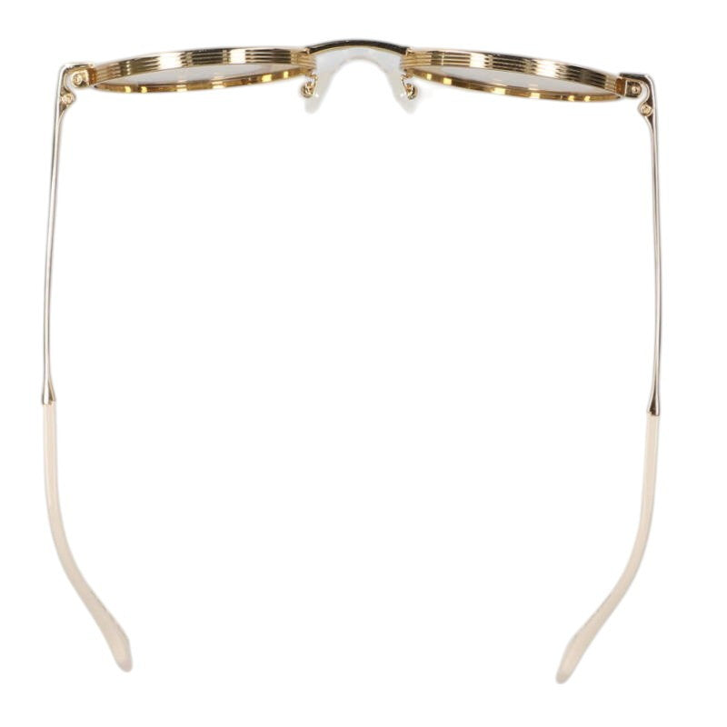 GUCCI GG0872S-001 Round Sunglasses Gold Size ONE SIZE