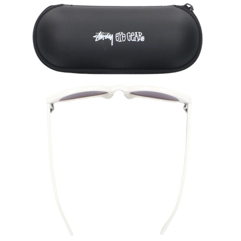 STUSSY PENN Round Frame Sunglasses White Size ONE SIZE
