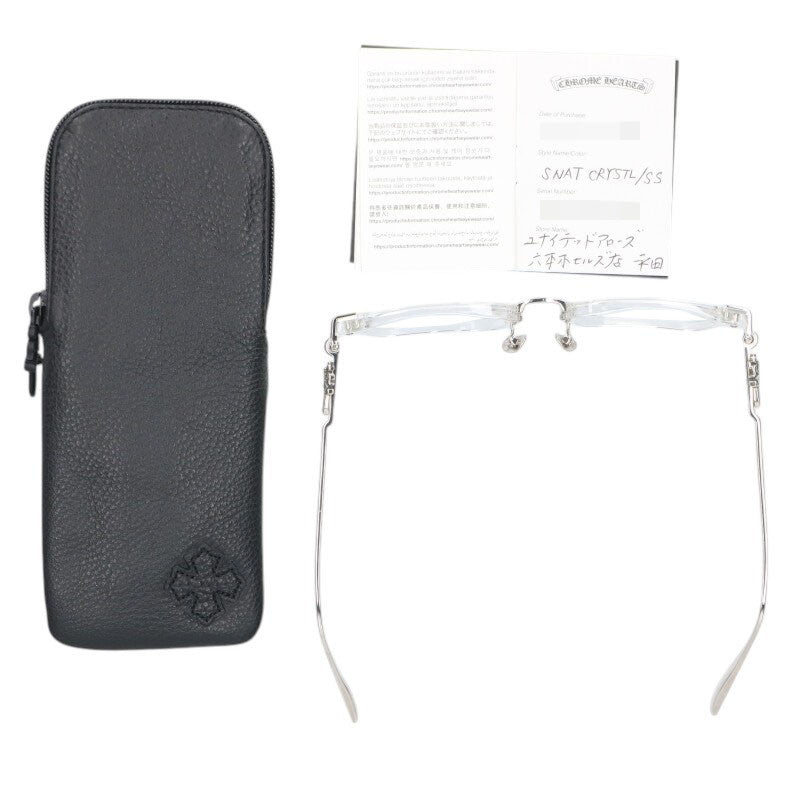 Chrome Hearts Dagger Temple Glasses Clear Size ONE SIZE