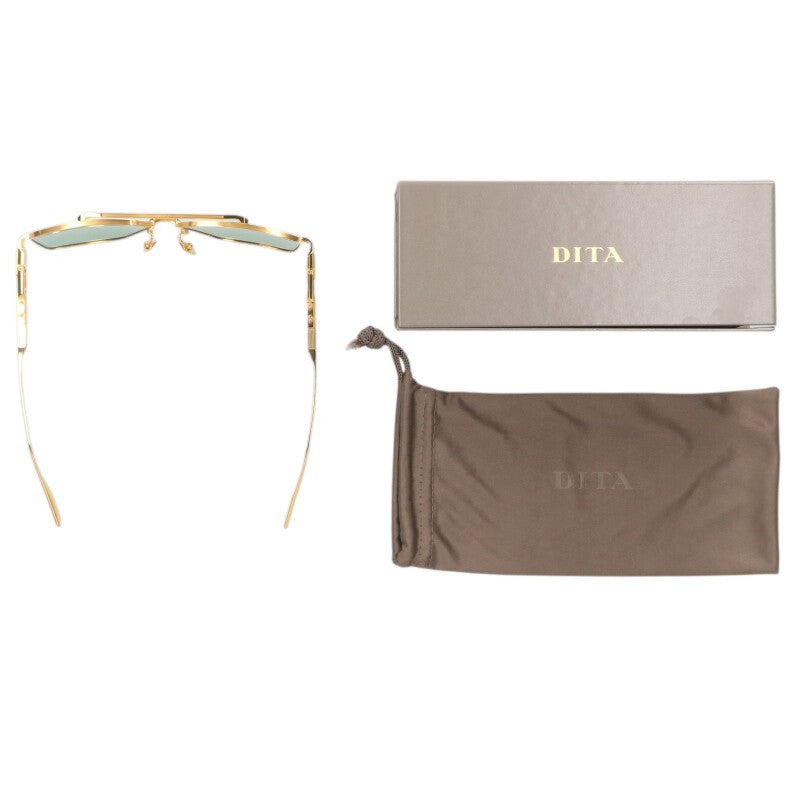 DITA GRAND EMPERIK DTS Gold White Sunglasses Size ONE SIZE