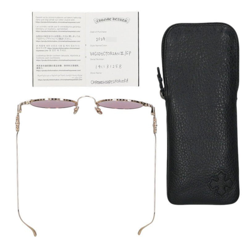 Chrome Hearts VAGIDICTORIAN III Floral Temple Size ONE Gold