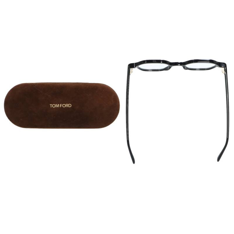 TOMFORD Black Hexagon Shape Glasses Size ONE SIZE