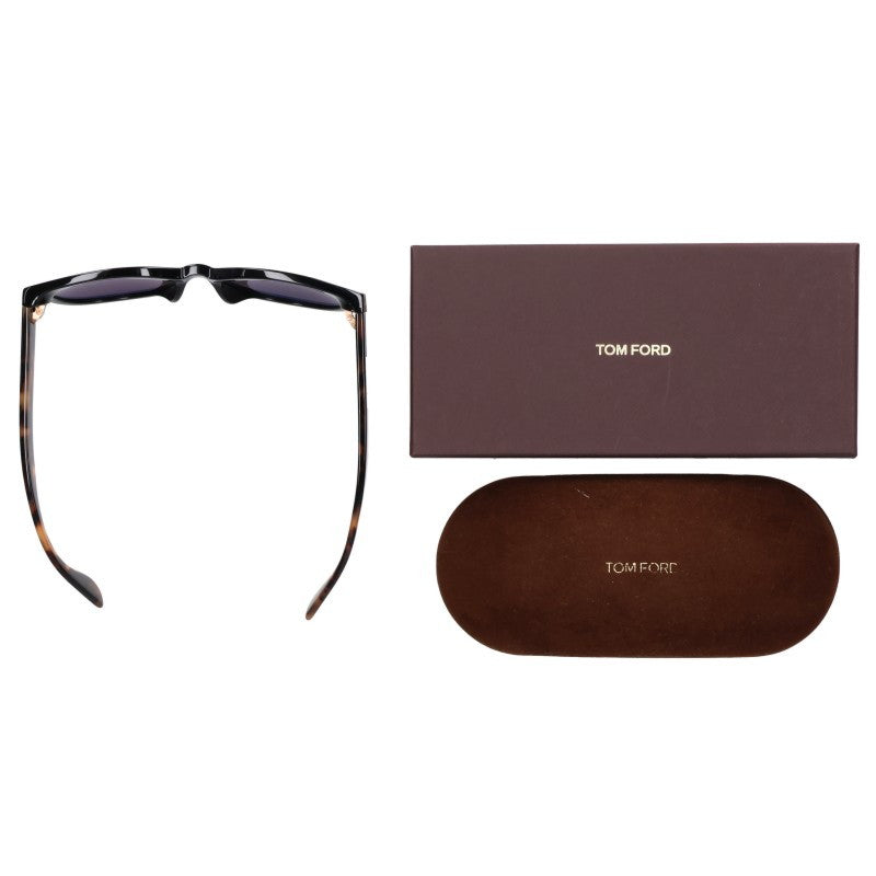 TOMFORD TF9352 Wellington Black Brown Sunglasses Size 55