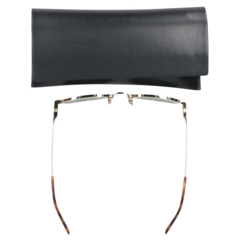 SAINT LAURENT PARIS SL741 Teardrop Gold Sunglasses Size 53