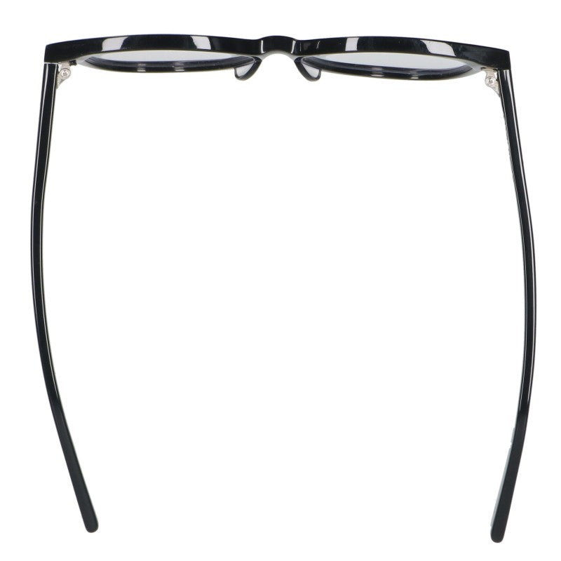 SAINT LAURENT PARIS Black Round Frame Glasses Size 51