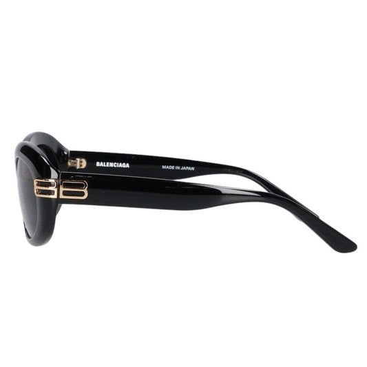 BALENCIAGA BB0431S Round Sunglasses Black Size 57