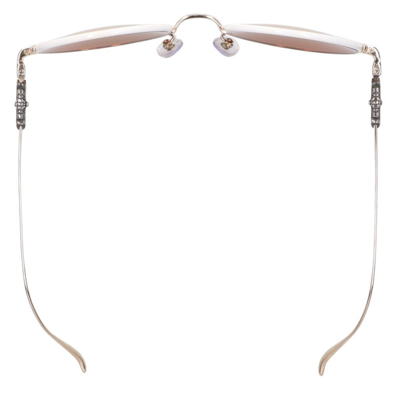 Chrome Hearts OVERYEASY Round Sunglasses Size ONE SIZE