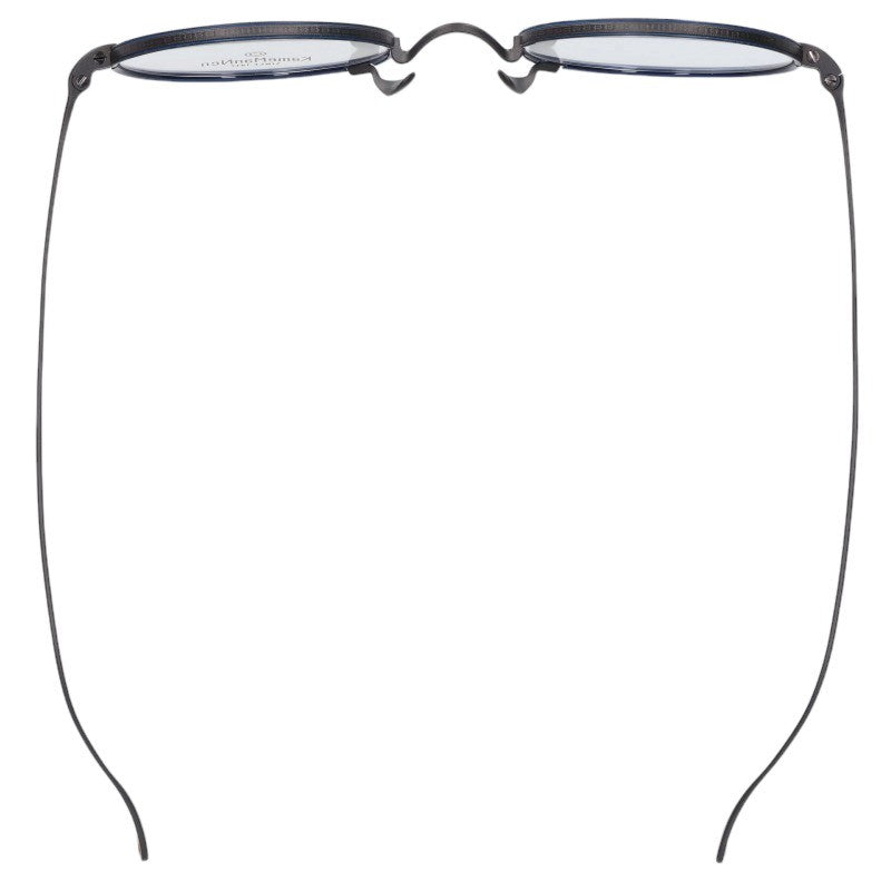 Kamemannen Metal Frame Glasses Black Size 46