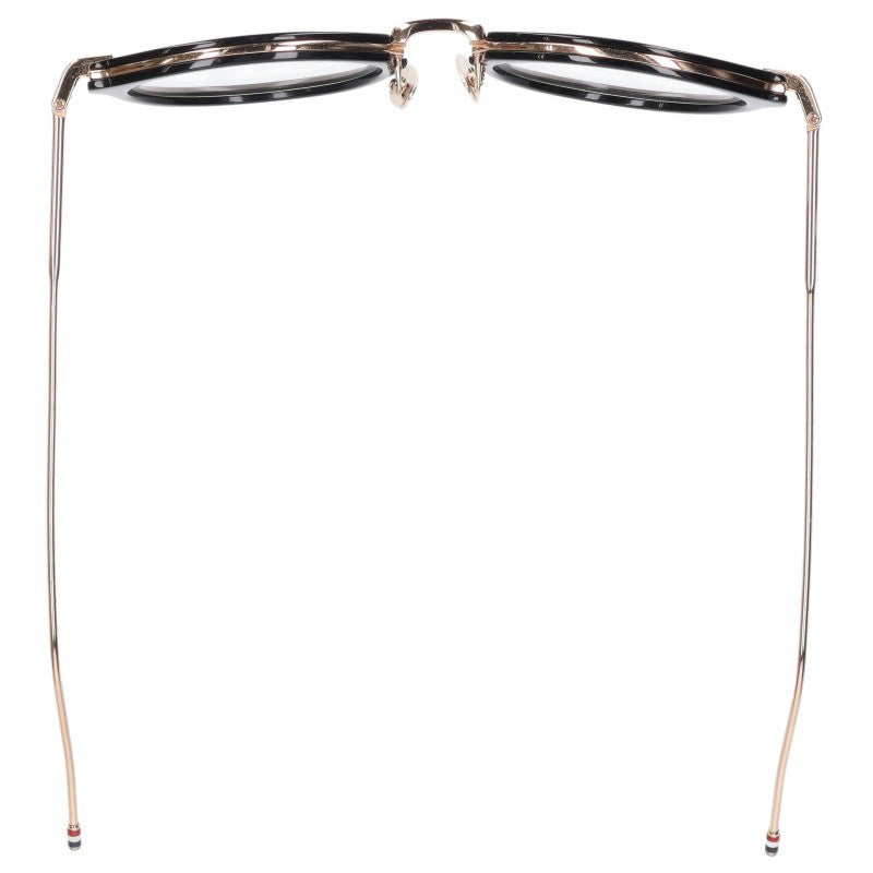 THOM BROWNE TB-011A-49 Boston Frame Glasses Black Size 49