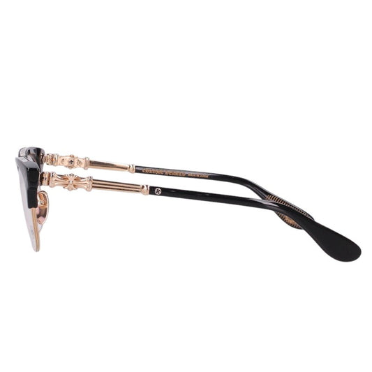 Chrome Hearts BONENNOISSEUR II Sunglasses Black/Gold Size 53