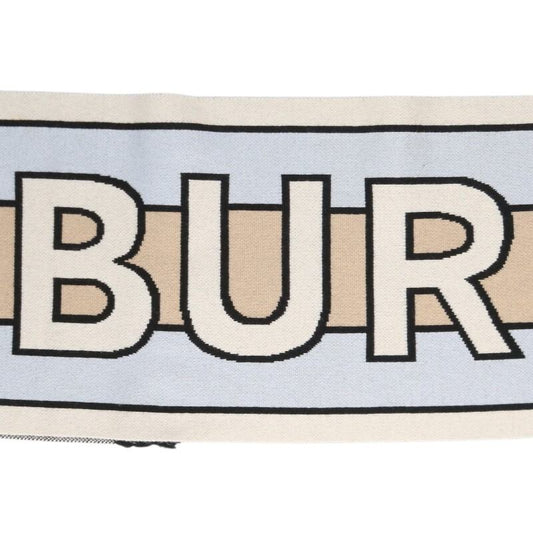 Burberry Logo Jacquard Cashmere Muffler Multi Size ONE SIZE