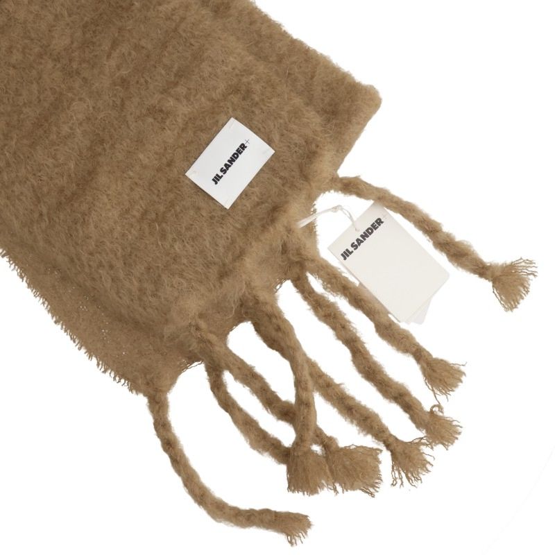 JILSANDER 25AW Mohair Wool Scarf Beige