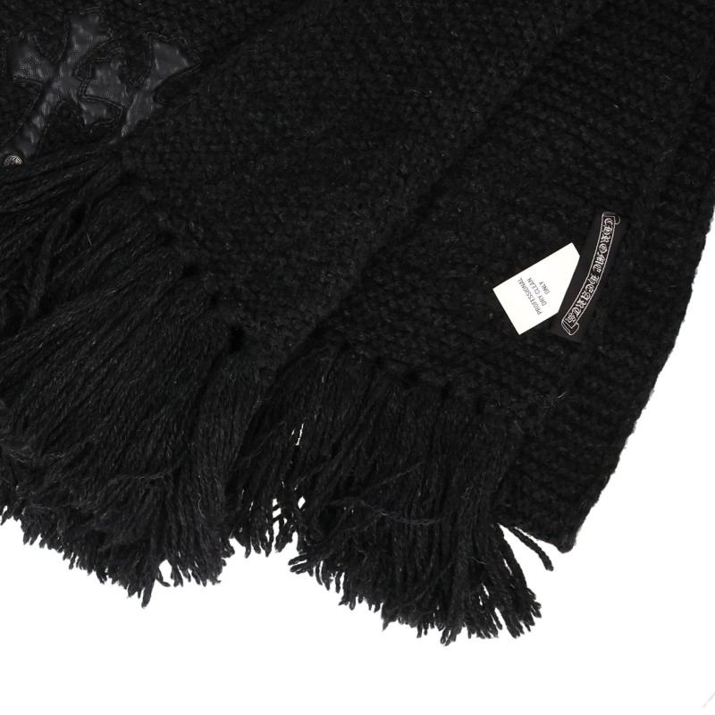 Chrome Hearts Cashmere Cross Patch Scarf Multi