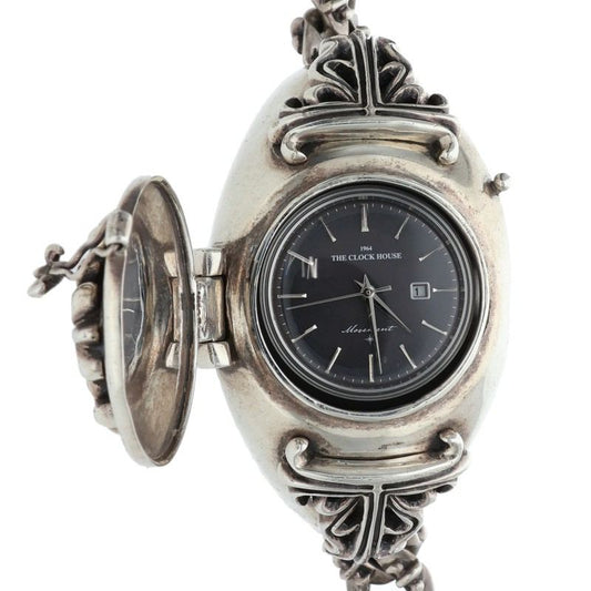 A&G FDL Cross Clip Silver Watch Case Size ONE SIZE