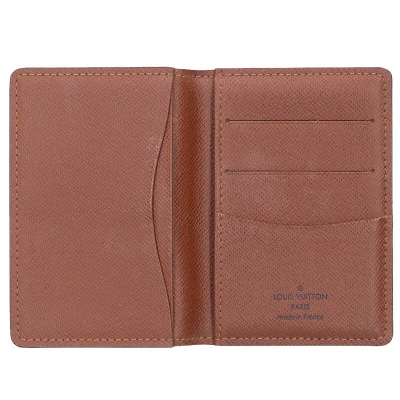 Louis Vuitton Monogram Leather card case Brown