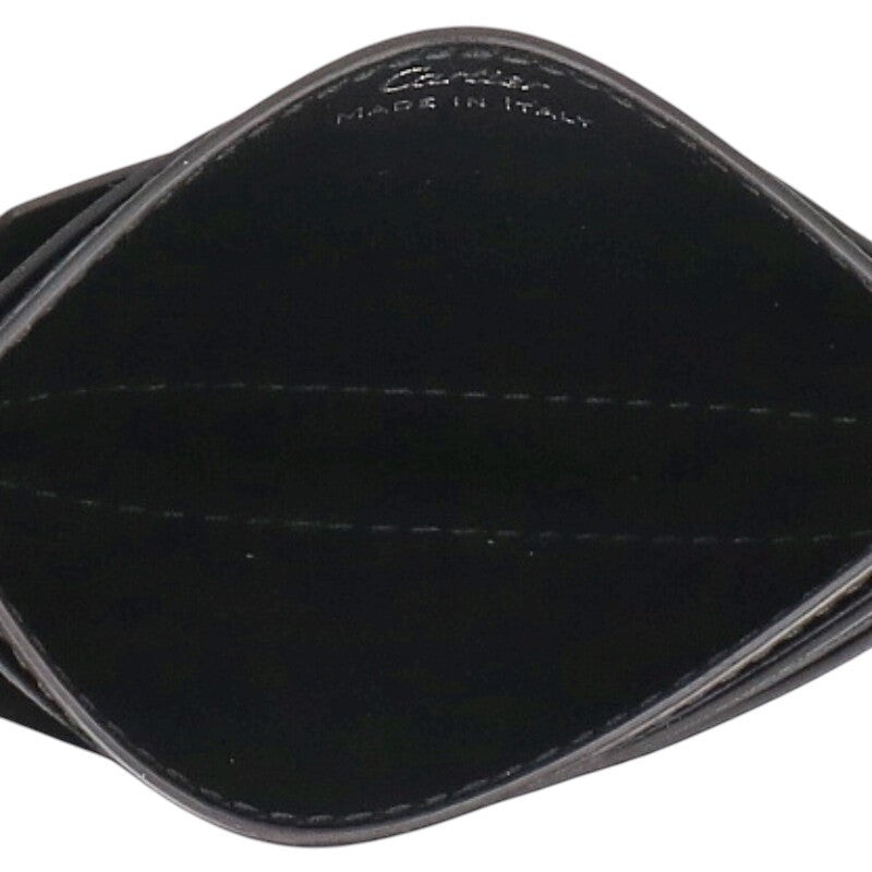 Cartier Panthere Leather Card Holder Black Size ONE SIZE