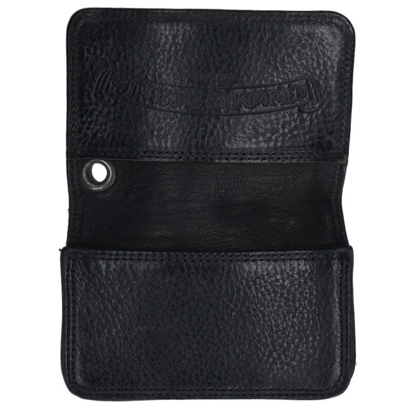 Chrome Hearts Grommet Leather Card Case Blk Size ONE SIZE