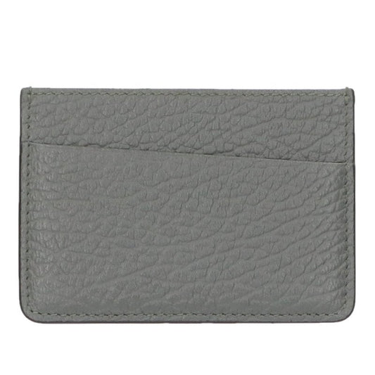 Maison Margiela Gray 4-Stitch Leather Card Size ONE SIZE