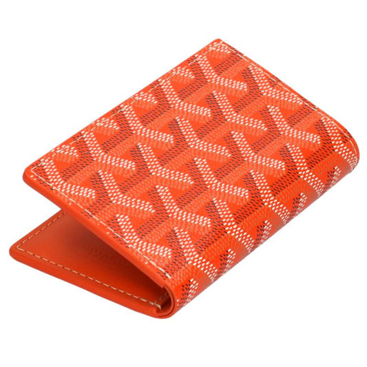 GOYARD Saint Pierre Card Case Orange Size ONE SIZE